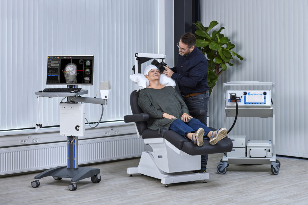 MagVenture TMS chair and system used at Palmier TMS